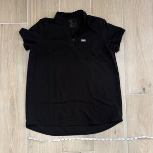 Figs Black Technical Collection Top